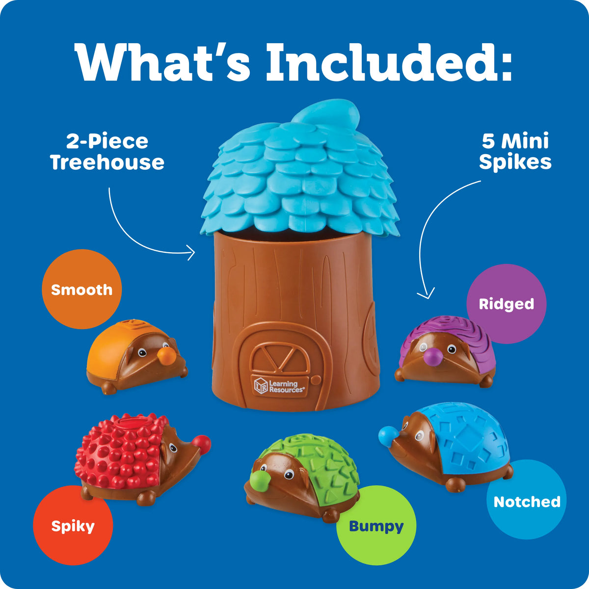 Learning Resources | spike fine motor hedgehog sensory tree house