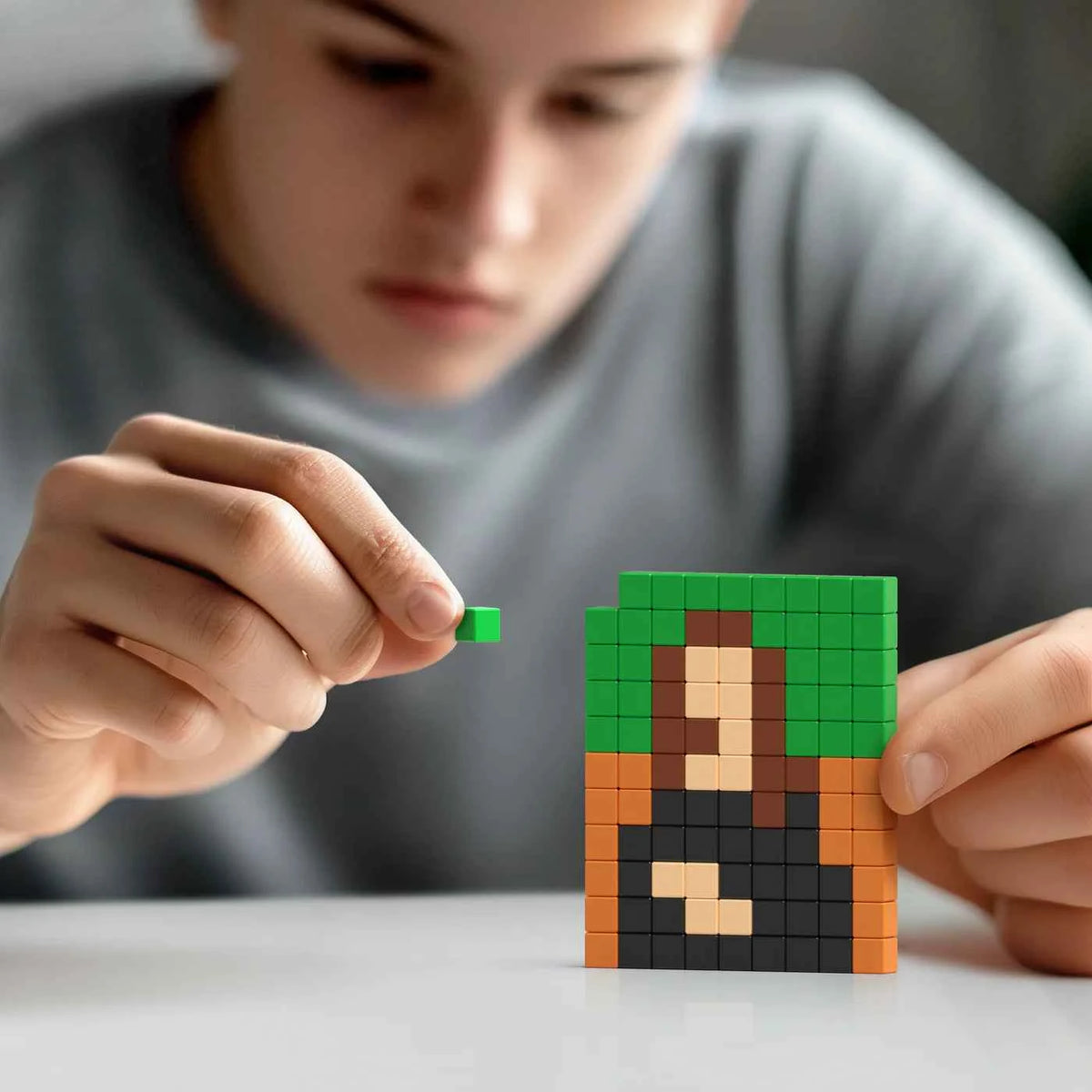 Pixio | Magnetische Blokken MasterPiece Mona Lisa Leonardo Da Vinci 100  Stuks