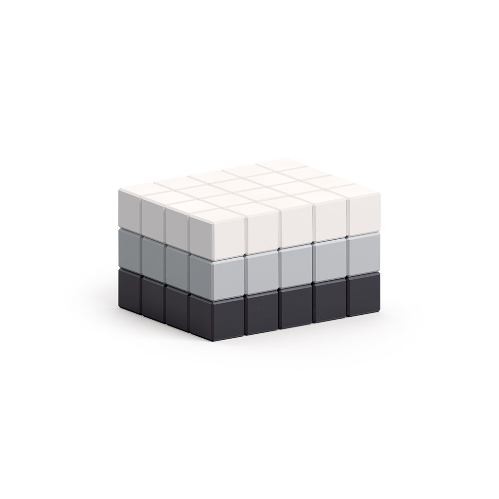 Pixio | Magnetische Blokken Abstract Series Noir 60  Stuks