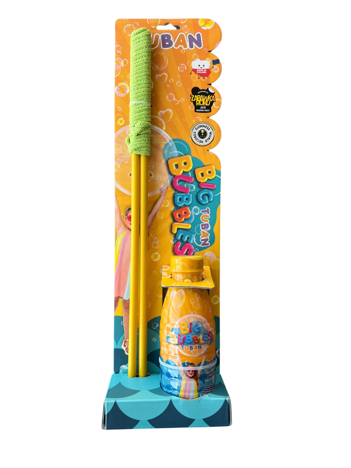 Tuban | Set Reuze Bellenblaas + Vloeistof 400 ml Groen