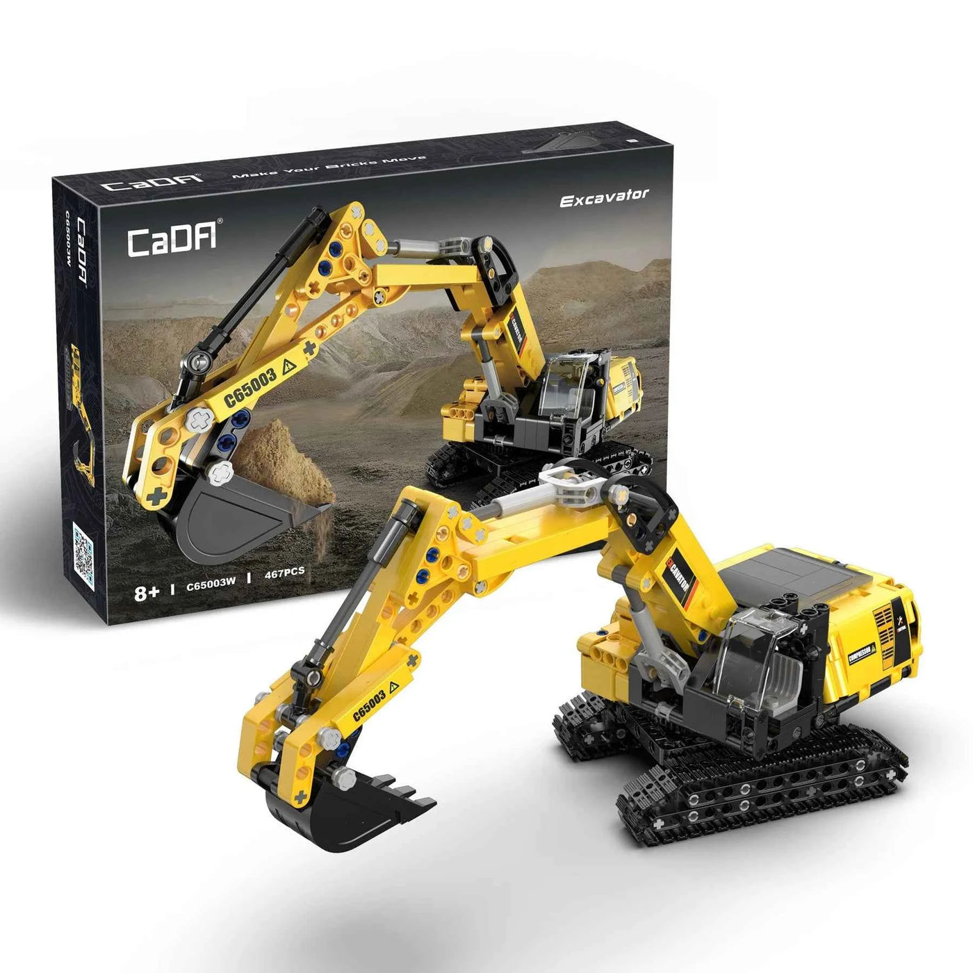 CaDA | Construction Series - Excavator 467 Pieces