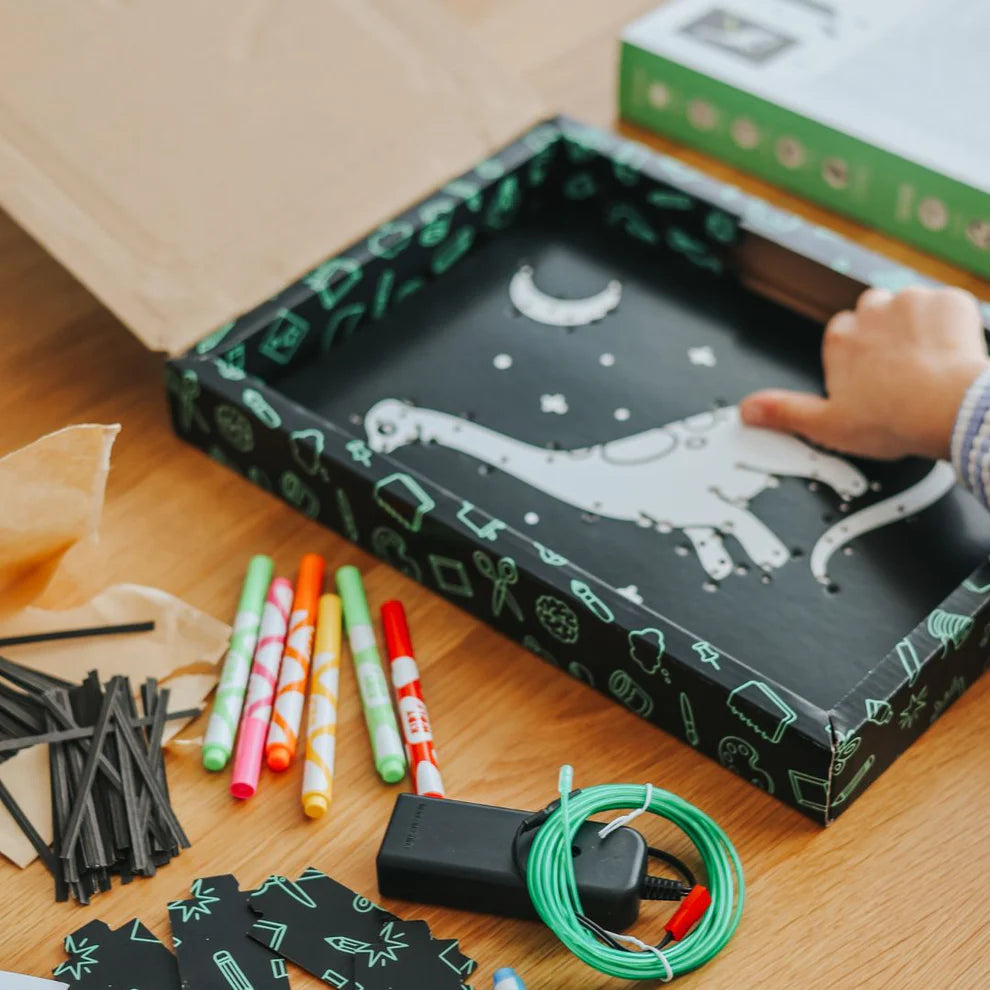 Kidywolf | Kidyneon Kit Voor Lightgevende Wanddecoratie Dino