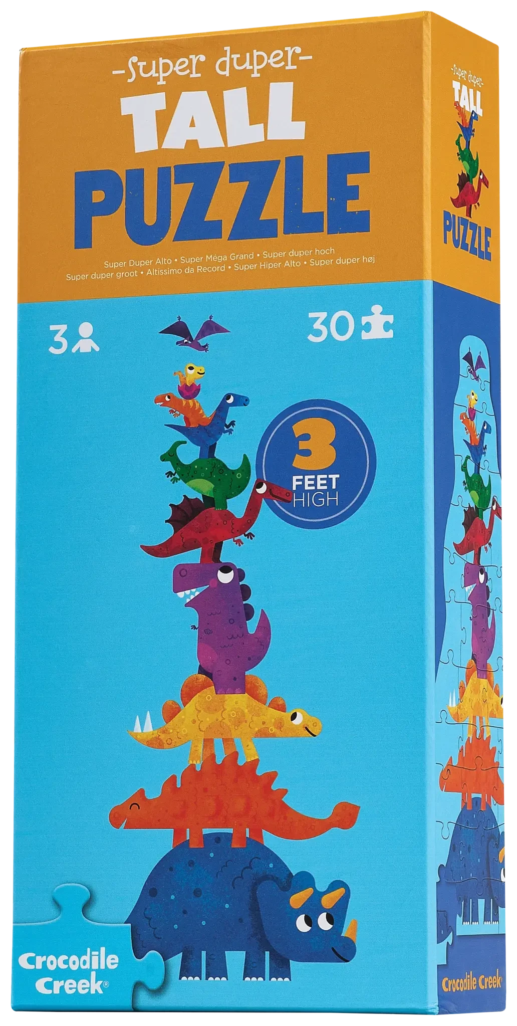 Crocodile Creek | Super Duper Tall Dinosaur Puzzle, 30 Pieces