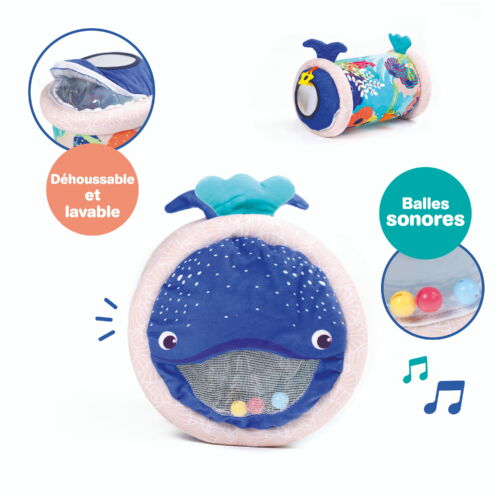 Ludi | Kruiprol Walvis Textiel +6m Ø25x45cm