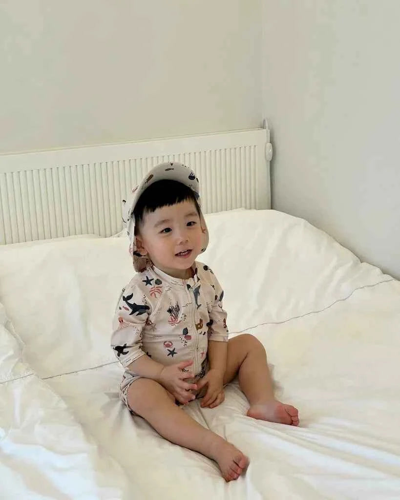 Liewood Senia Zonnehoed Met Oren Sea Creature/Sandy