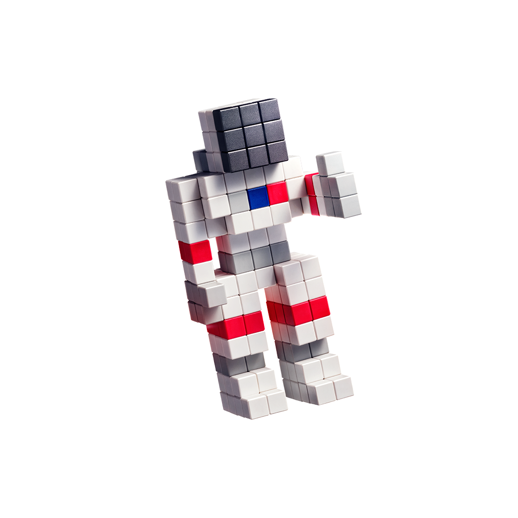 Pixio | Magnetische Blokken Story Series  NASA Deep Space Mission 214 Stuks