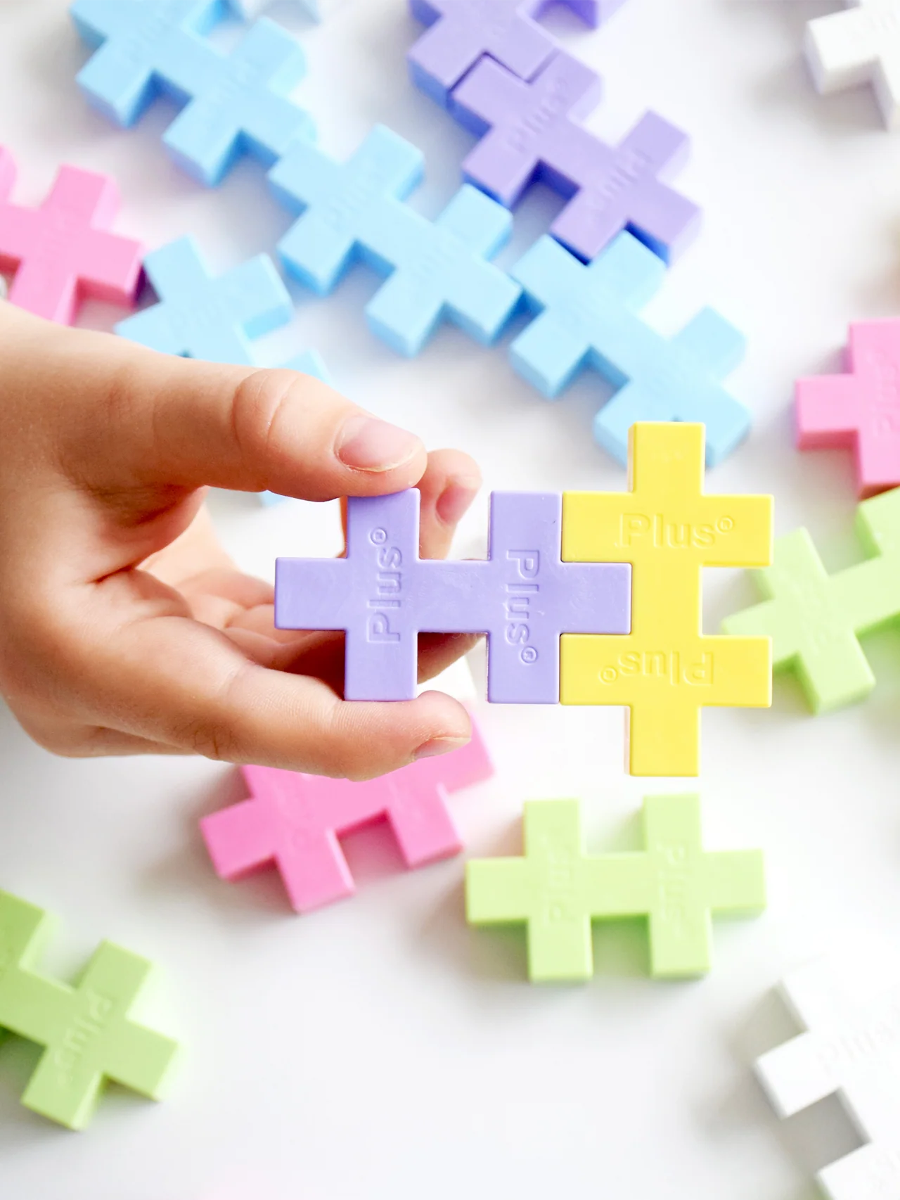 Plus-Plus | Educatief Speelgoed Big Bouwstukjes in Koffer Pastel 70-delig