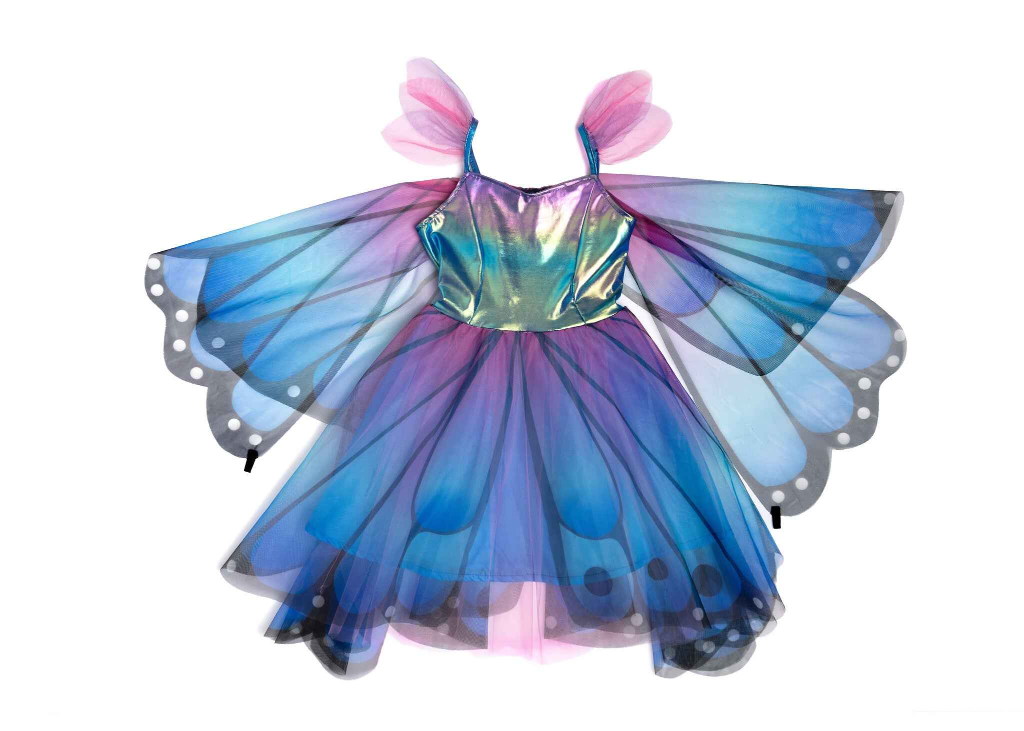 Great Pretenders - Vlinder twirl Jurk & blauw/paarse vleugels
