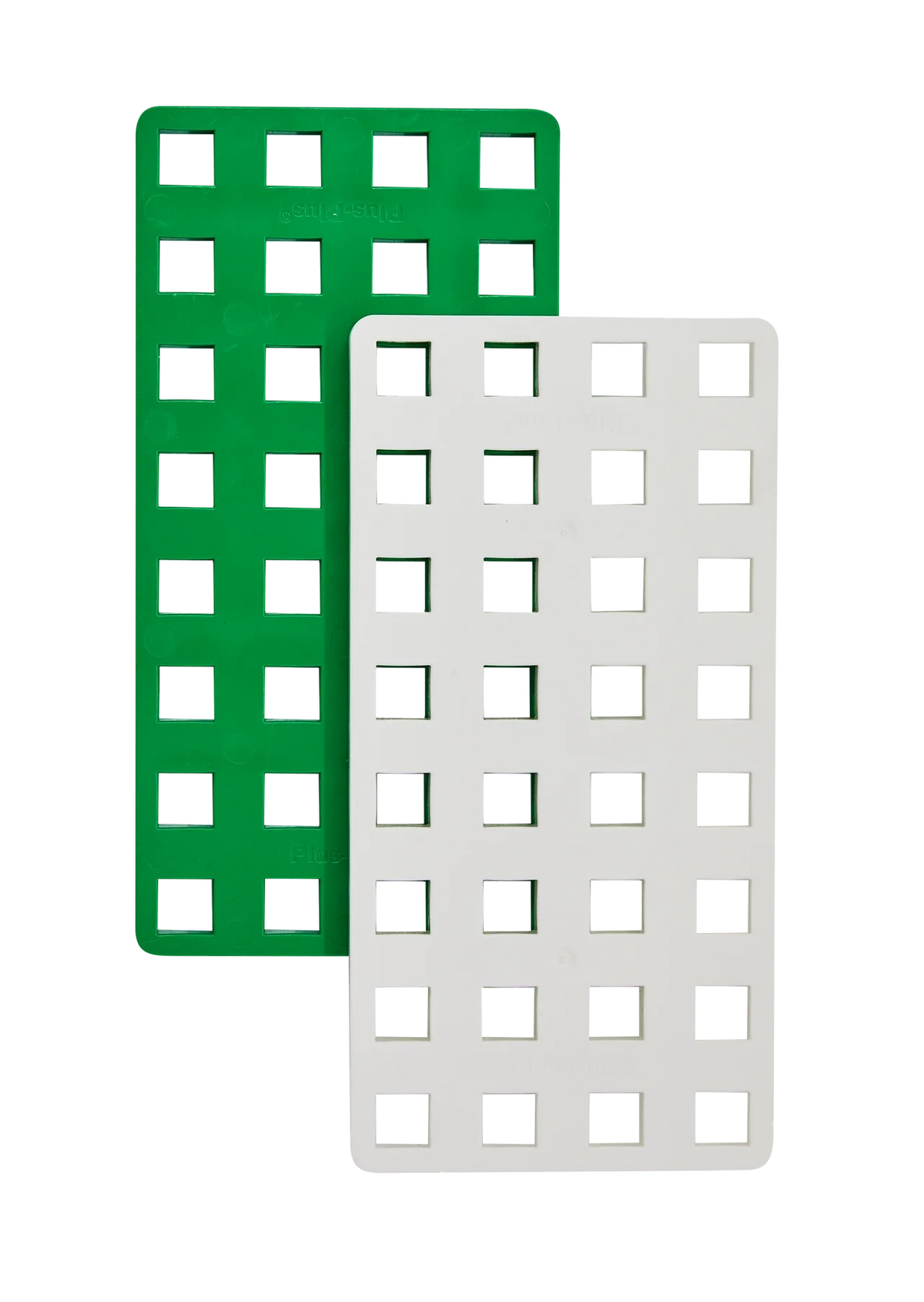 Plus-Plus | Bouwplaat BIG Wit/Groen 2-pack