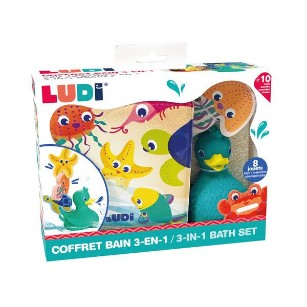 Ludi | Badspeelgoed Badboek Lucky Duck & Vrienden +10m