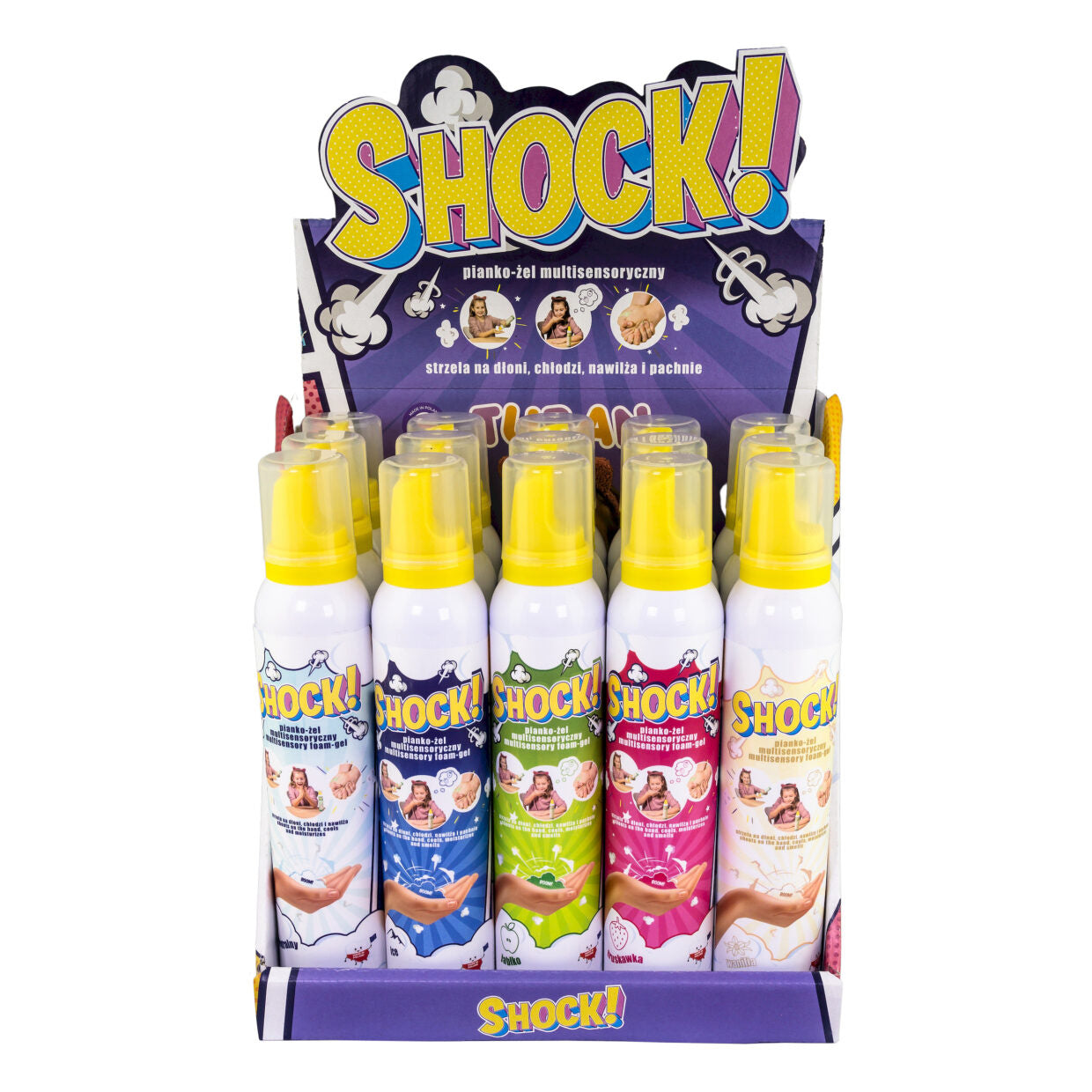 Tuban | Shock! Multisensory Foam-Gel 200ml Assortiment