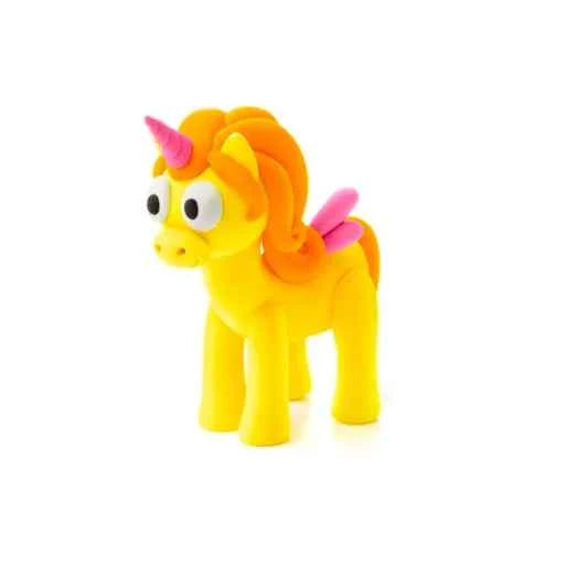 Hey Clay | Boetseerklei Regenboog Eenhoorn - Sunny