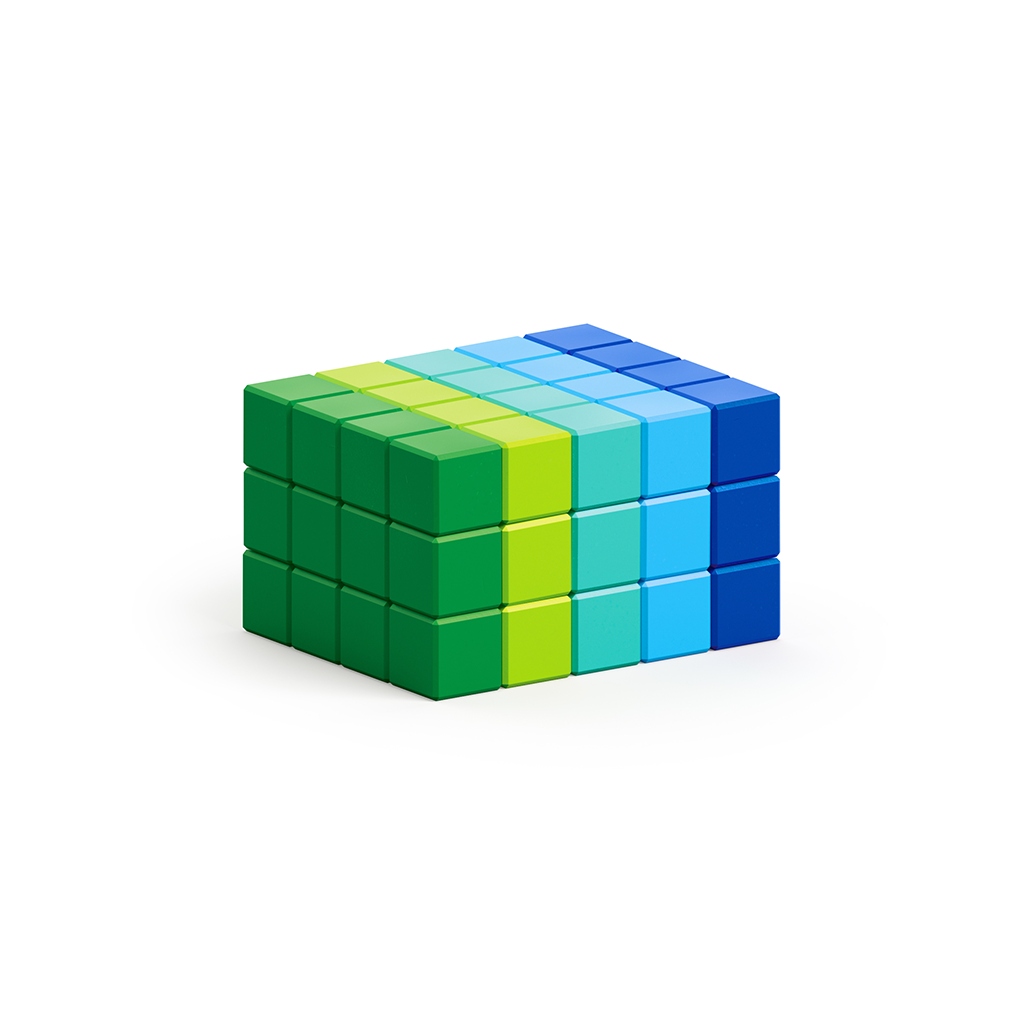 Pixio | Magnetische Blokken Abstract Series Amphibio 60  Stuks