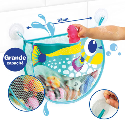 Ludi | Opberger vr Badspeelgoed Badnet Vis 35x25x5,5cm