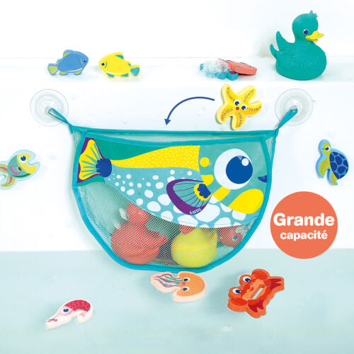 Ludi | Opberger vr Badspeelgoed Badnet Vis 35x25x5,5cm