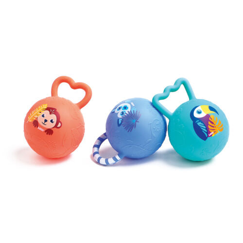 Ludi | Rammelaar Balletjes Rammelaar +3m 3,5×13×3,5cm Assortiment