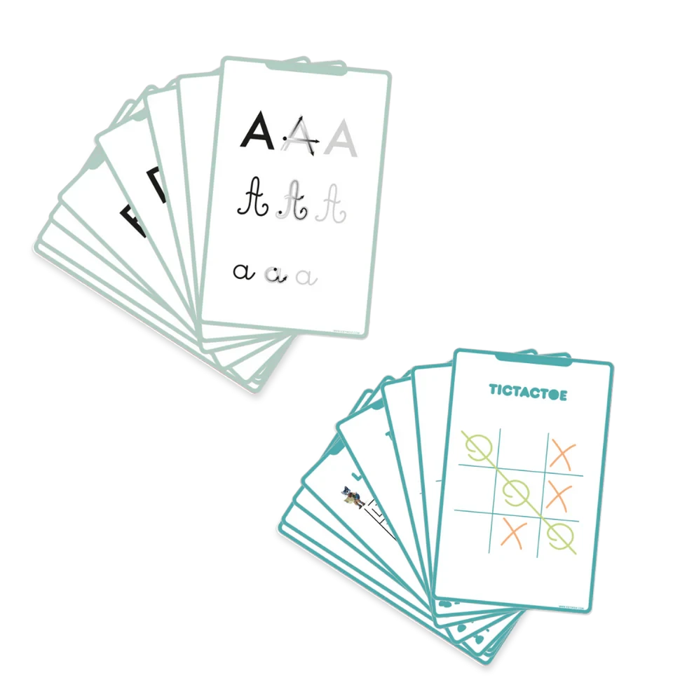 Kidywolf | Refill Kidydraw - Mini  Extra kaarten Met Het Thema Spelletjes en Onderwijs
