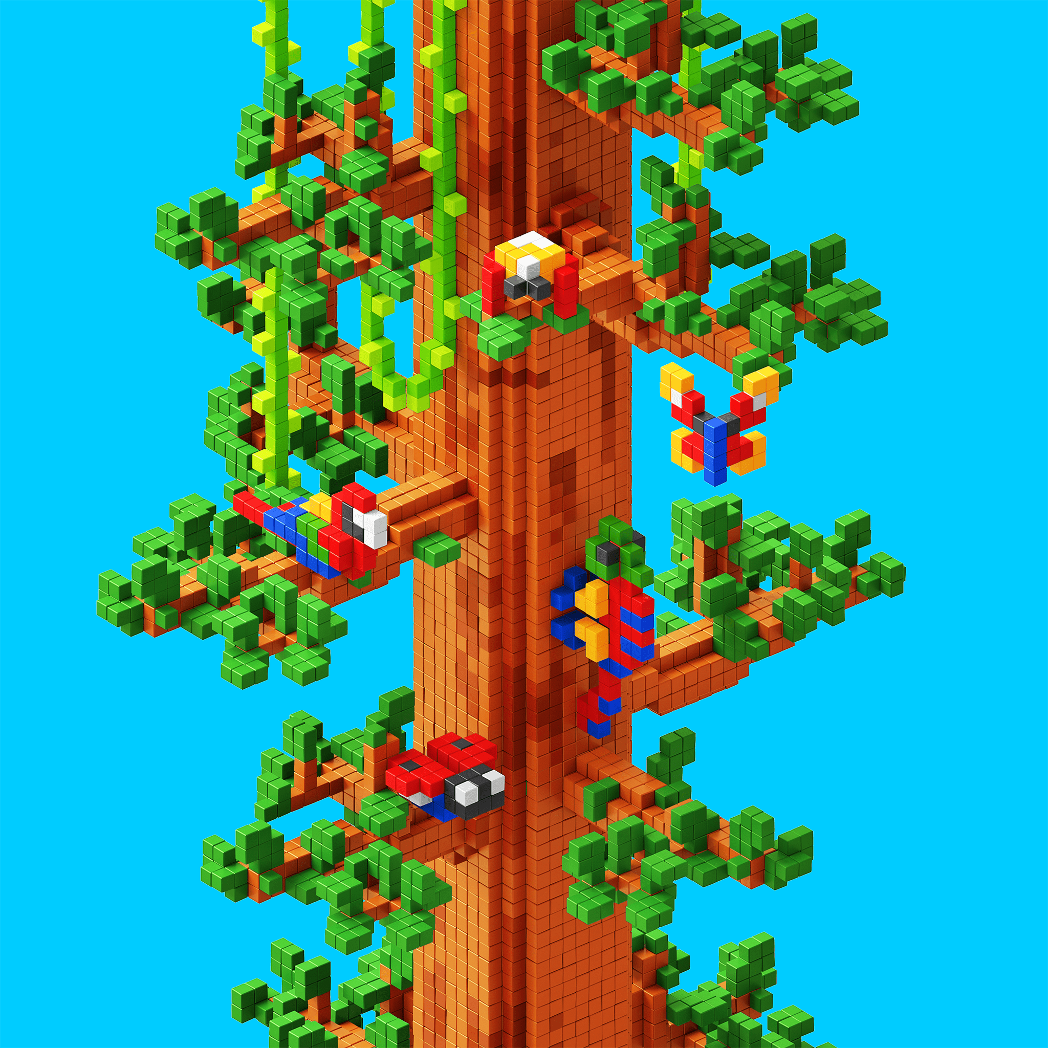 Pixio | Magnetische Blokken Story Series Bright Animals 90 Stuks