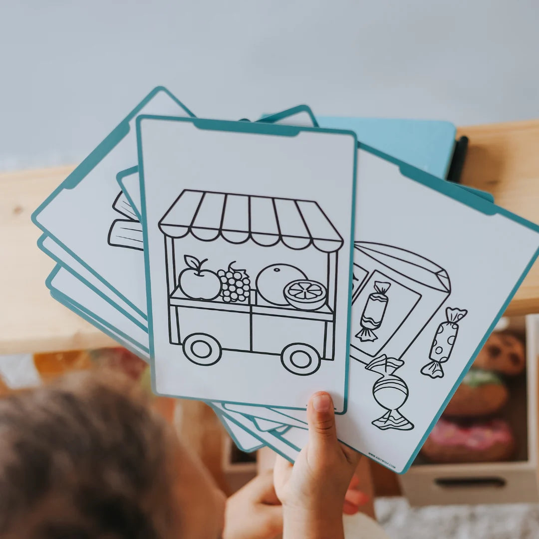 Kidywolf | kidydraw mini mijn kleine marktje