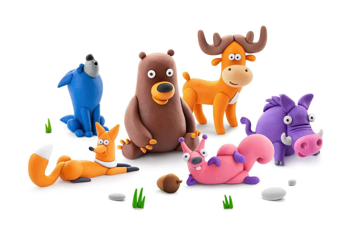 Hey Clay | Woodland Animal Modeling Clay