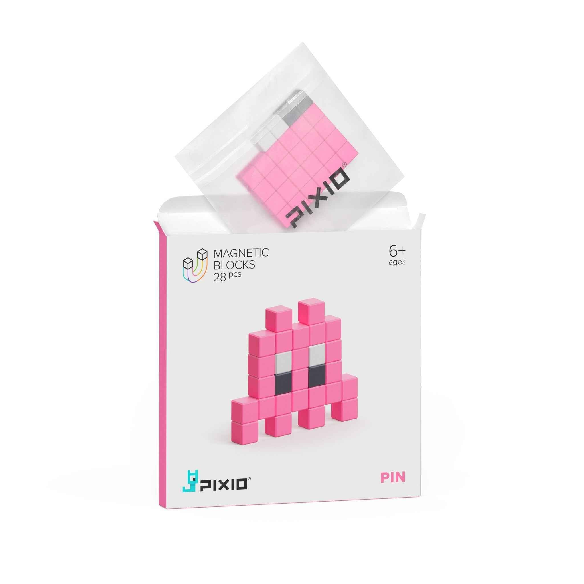 Pixio | Magnetische Blokken Story Series Mini Monsters Pin 28 Stuks