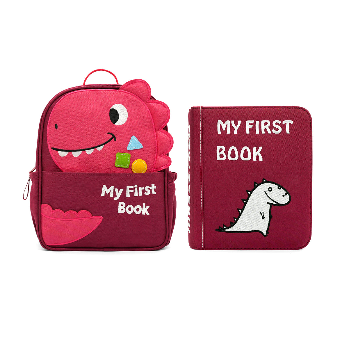 My First Book | geschenkset everyday life rugzak+boek rood