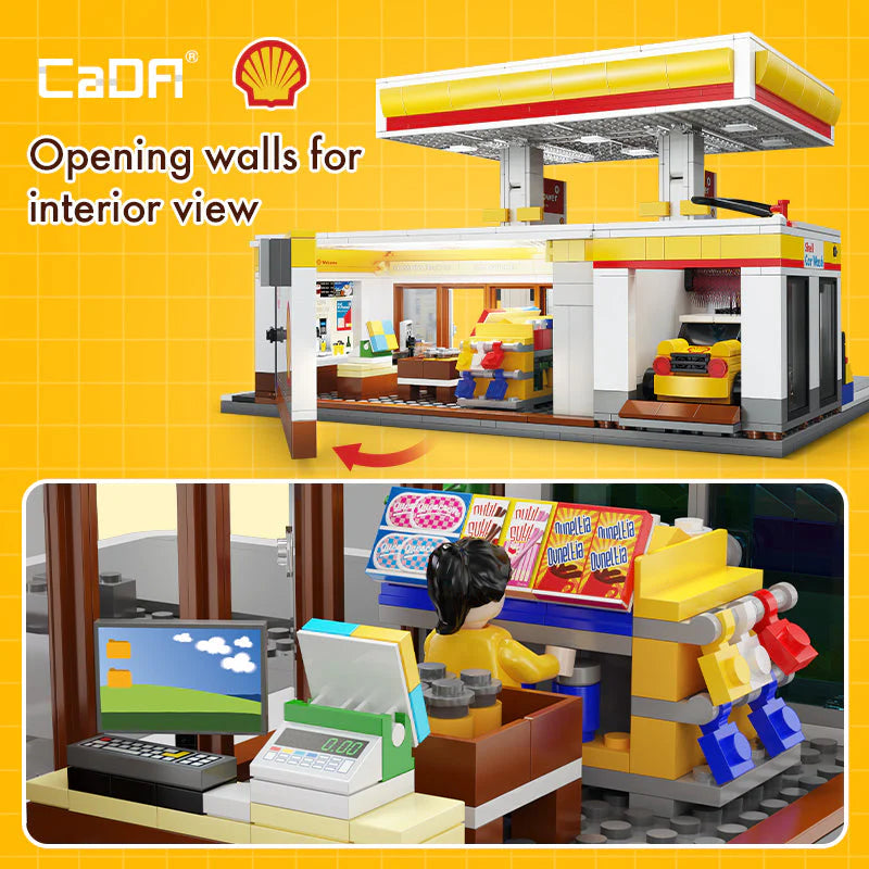 CaDA | Building Series - Shell Retail Station 1309 Stuks