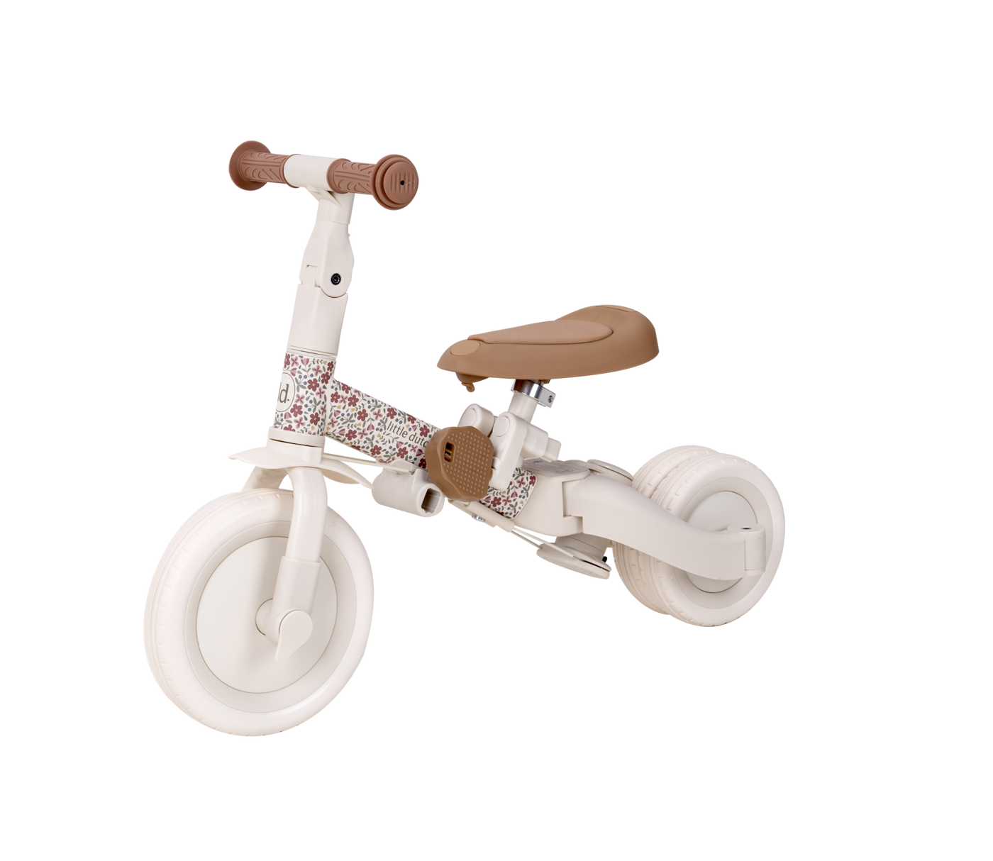 Little Dutch | Loopfiets/Driewieler Sunny Flower Off White