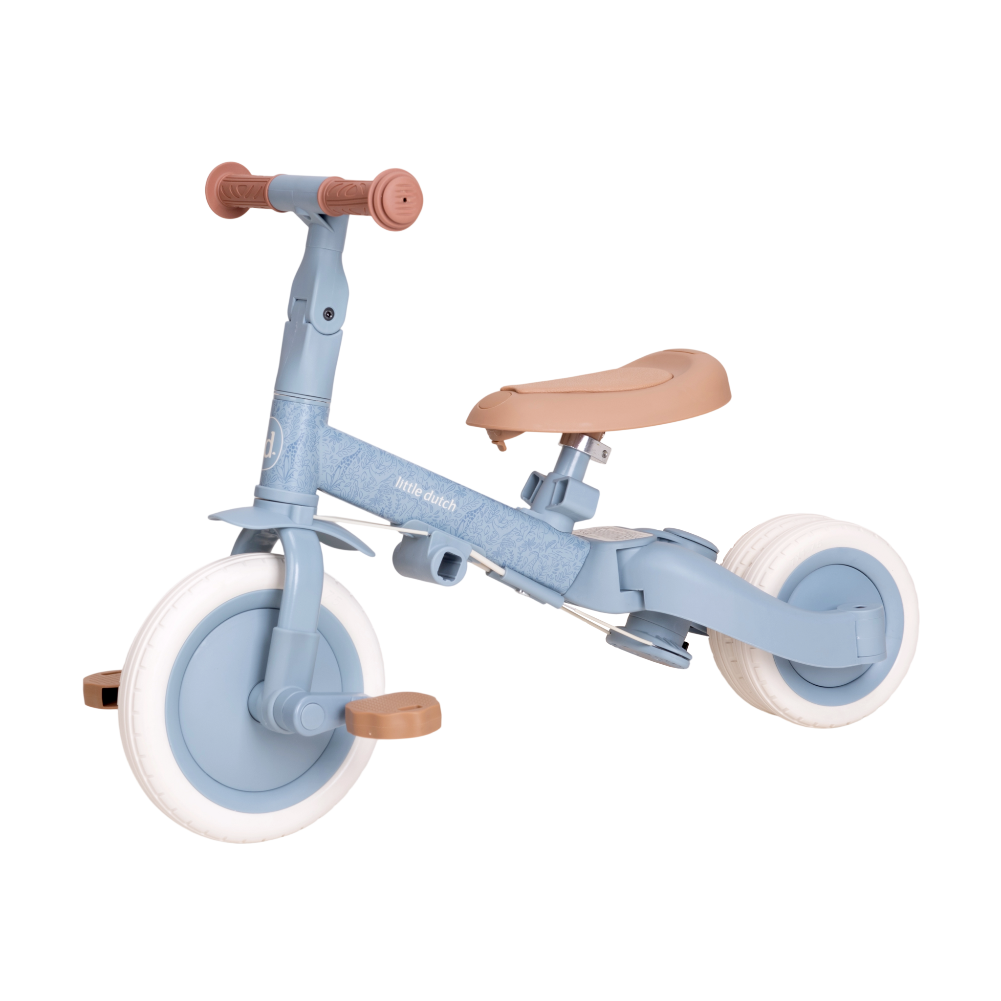 Little Dutch | Balance Bike/Tricycle Safari Dreams Blue