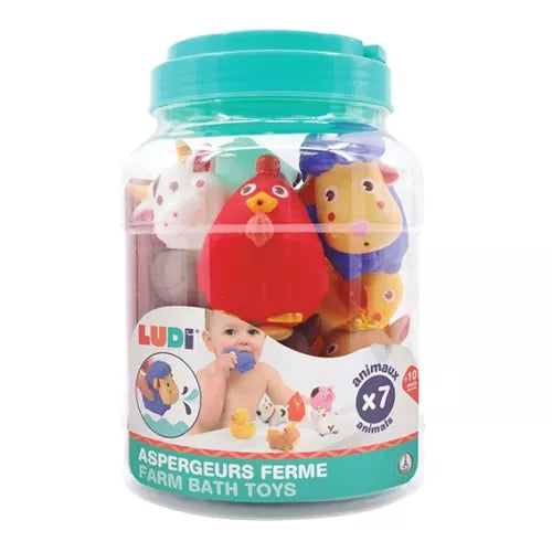 Ludi | Badspeelgoed Waterspuwers Boerderij 7-pack
