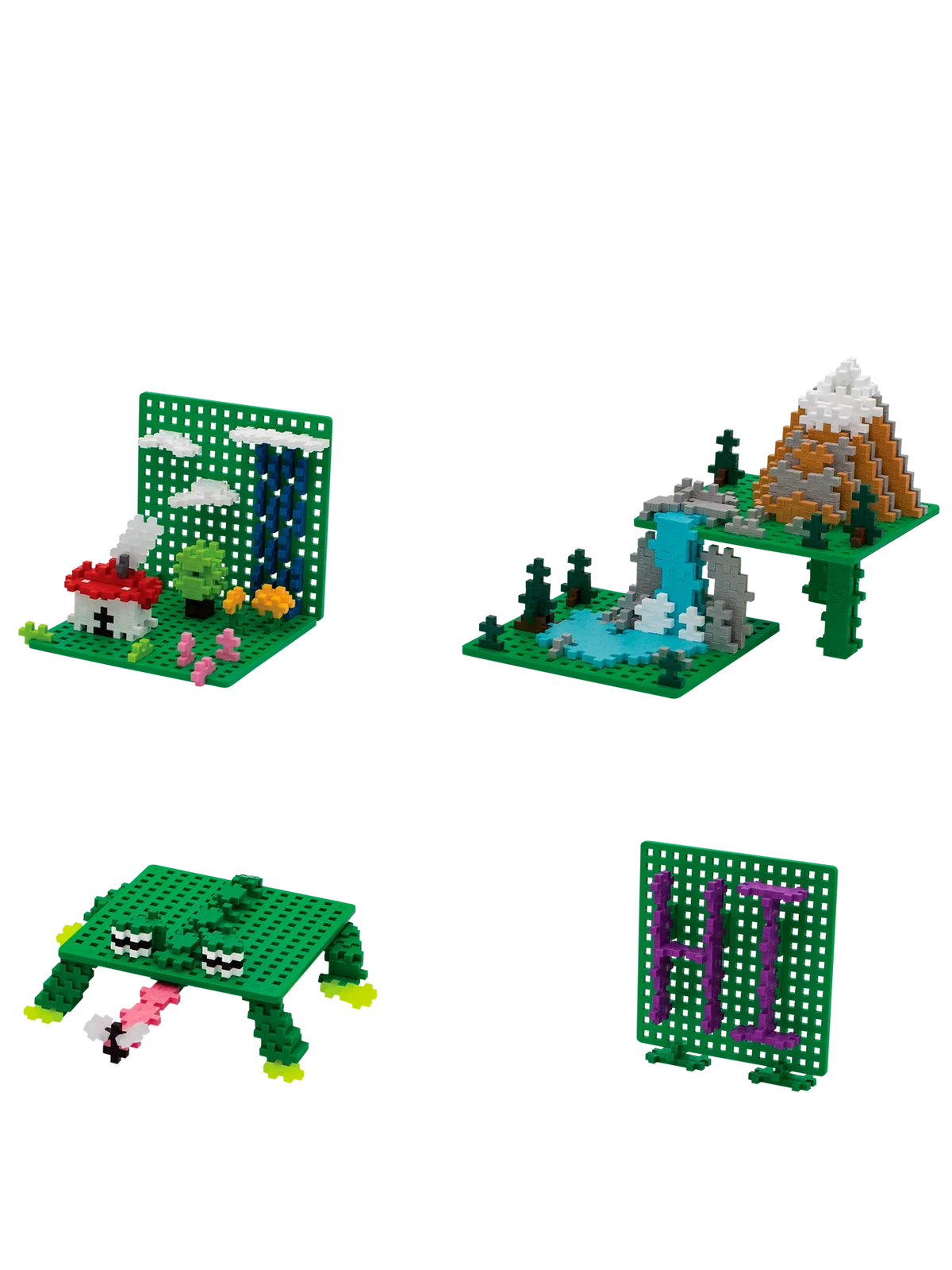 Plus-Plus | Bouwplaat Groen 2-pack