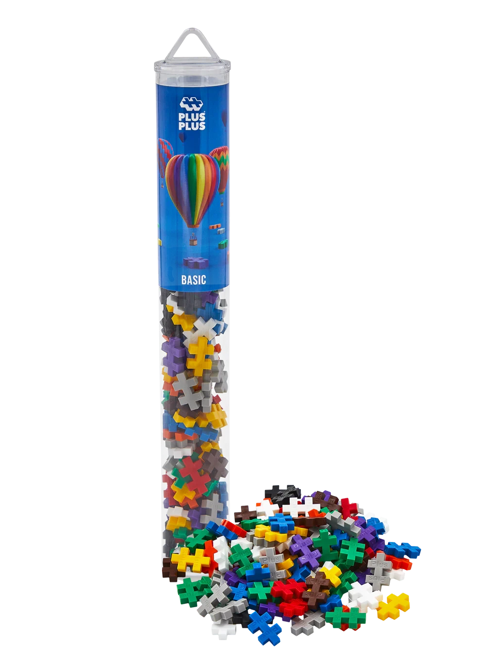 Plus-Plus | Educational Building Bricks Basic Color Mix 100 Pieces