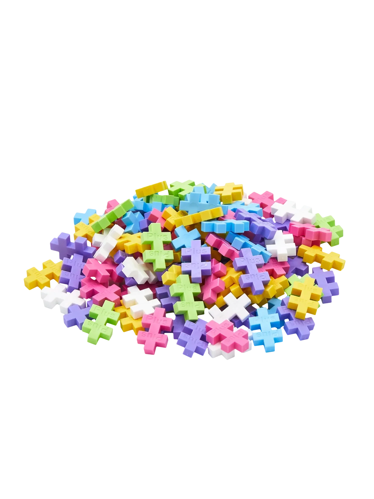 Plus-Plus | Educational Toy Building Blocks Pastel Color Mix 100 Pieces
