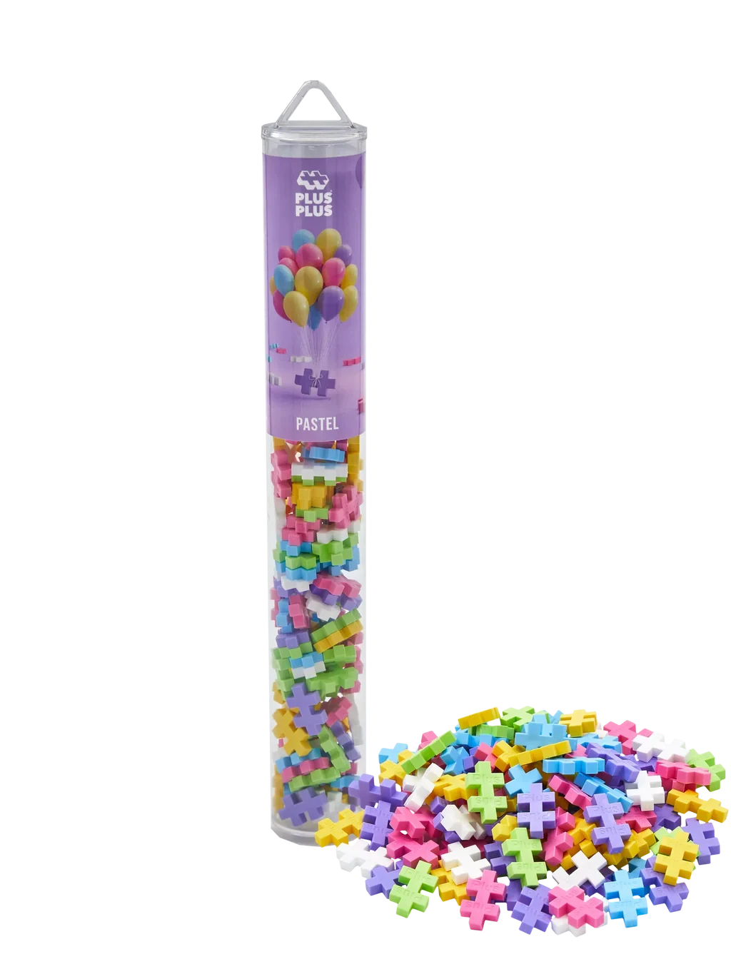 Plus-Plus | Educational Building Blocks Pastel Color Mix 100 Pieces