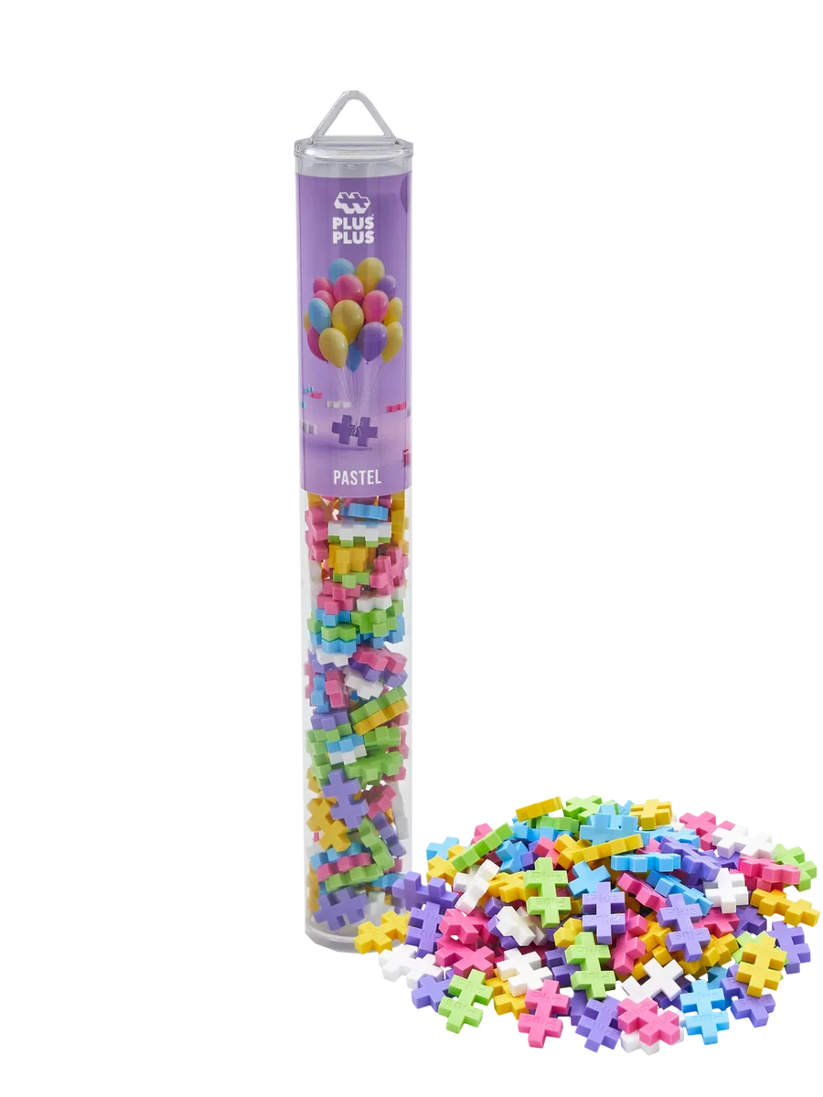 Plus-Plus | Educational Building Blocks Pastel Color Mix 100 Pieces