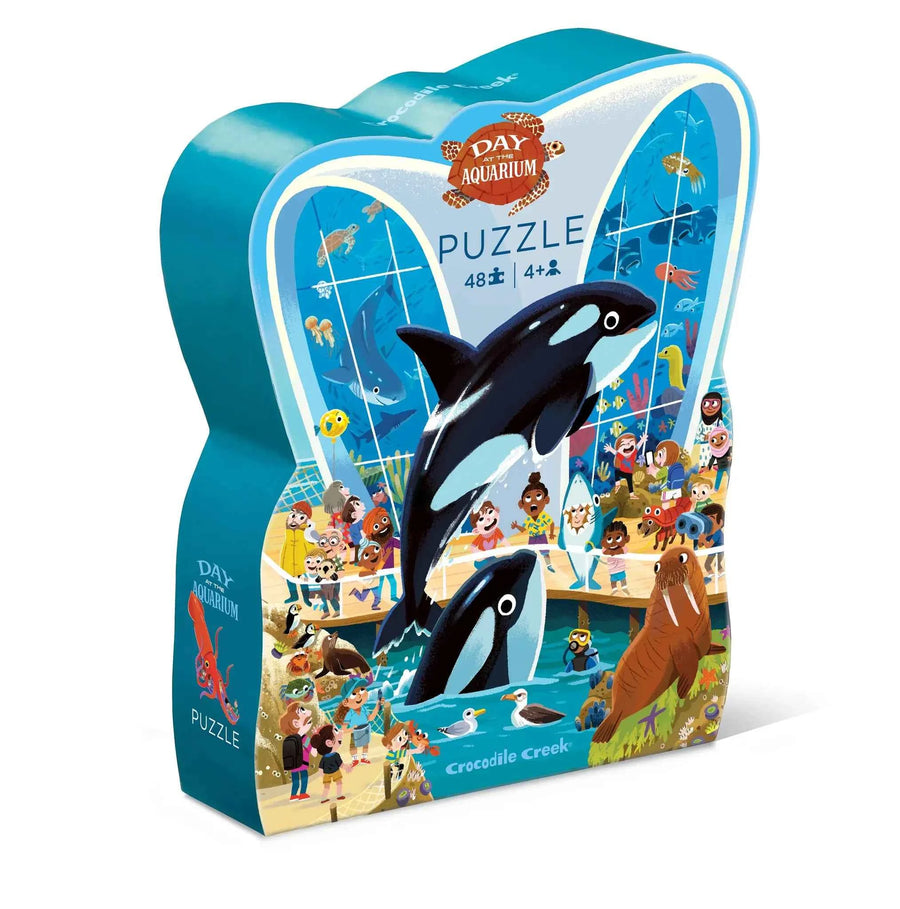 Crocodile Creek | Puzzle - Day at the Aquarium 48 Pieces