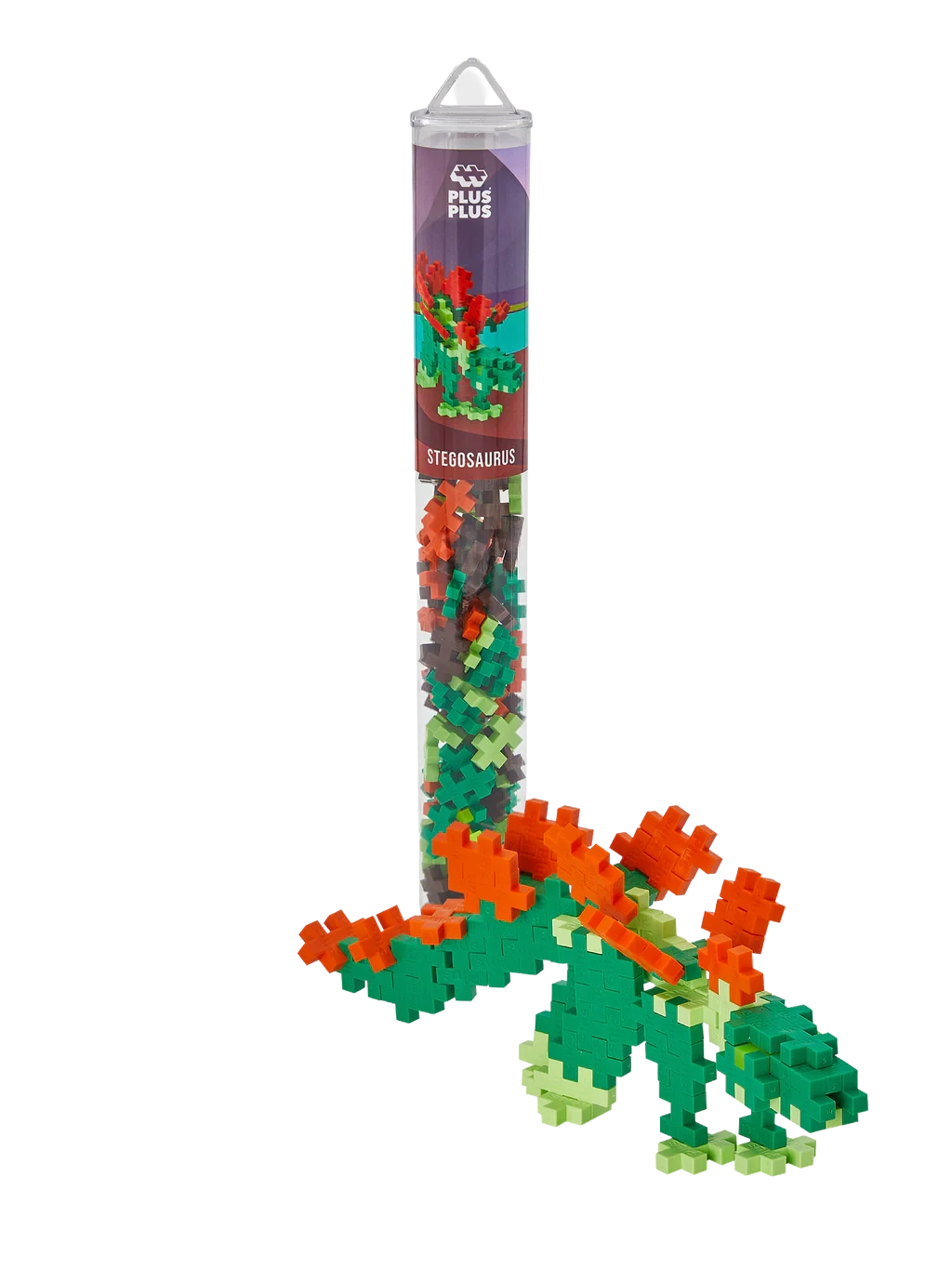Plus-Plus | Educational Toy Building Blocks Stegosaurus 100 Pieces
