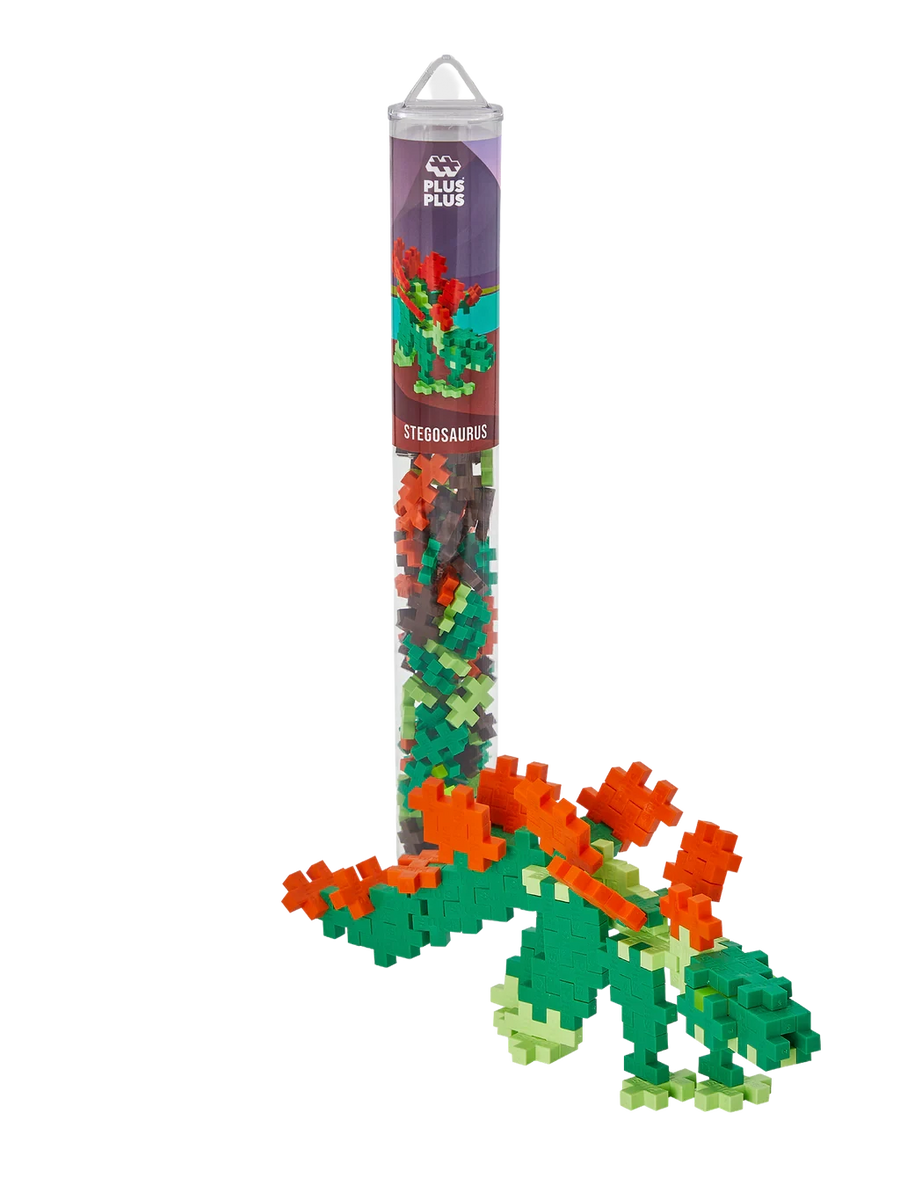 Plus-Plus | Educational Toy Building Blocks Stegosaurus 100 Pieces