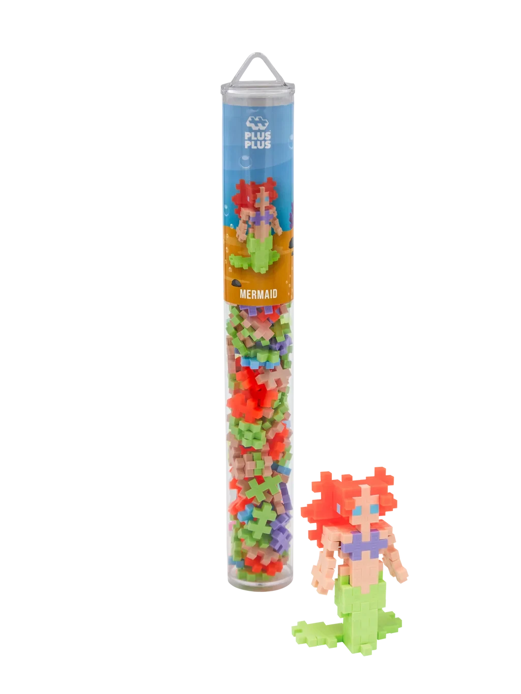 Plus-Plus | Educational Toy Building Bricks Mermaid 100 Pieces