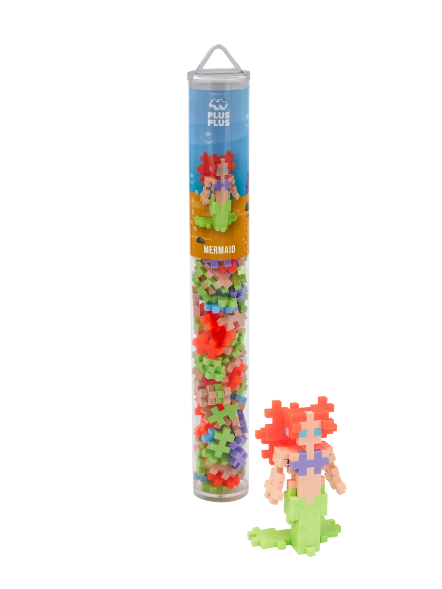 Plus-Plus | Educational Toy Building Bricks Mermaid 100 Pieces