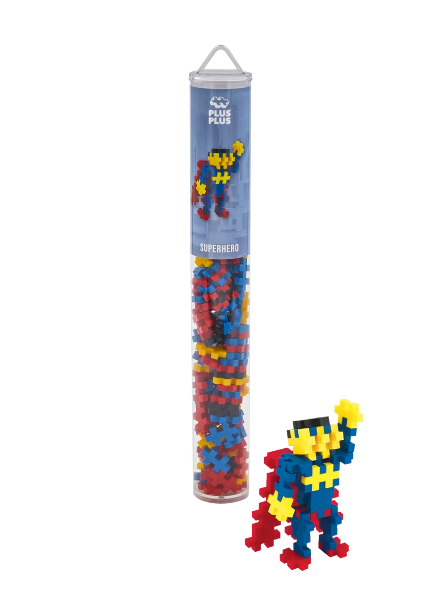 Plus-Plus | Educational Building Bricks Superhero 100 Pieces