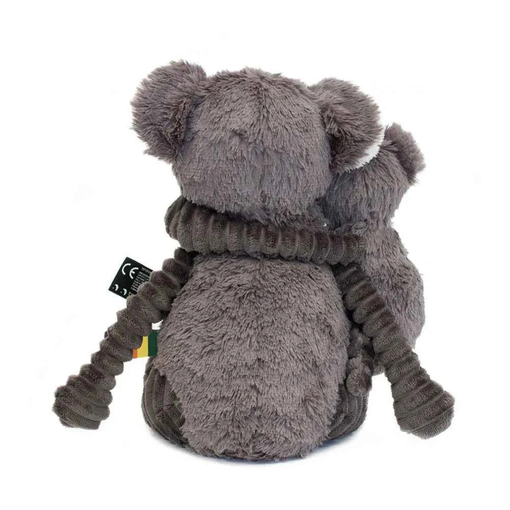 Les dÃ©glingos | Les Ptipotos - Pluche Knuffel Trankilou De koala Moeder En Haar Grijze Baby