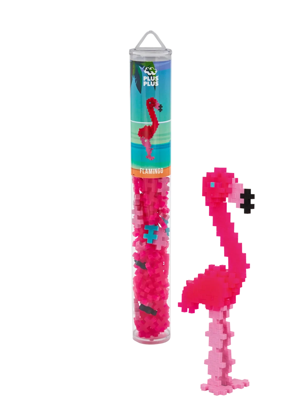 Plus-Plus | Educational Toy Building Blocks Flamingo 100 Pieces