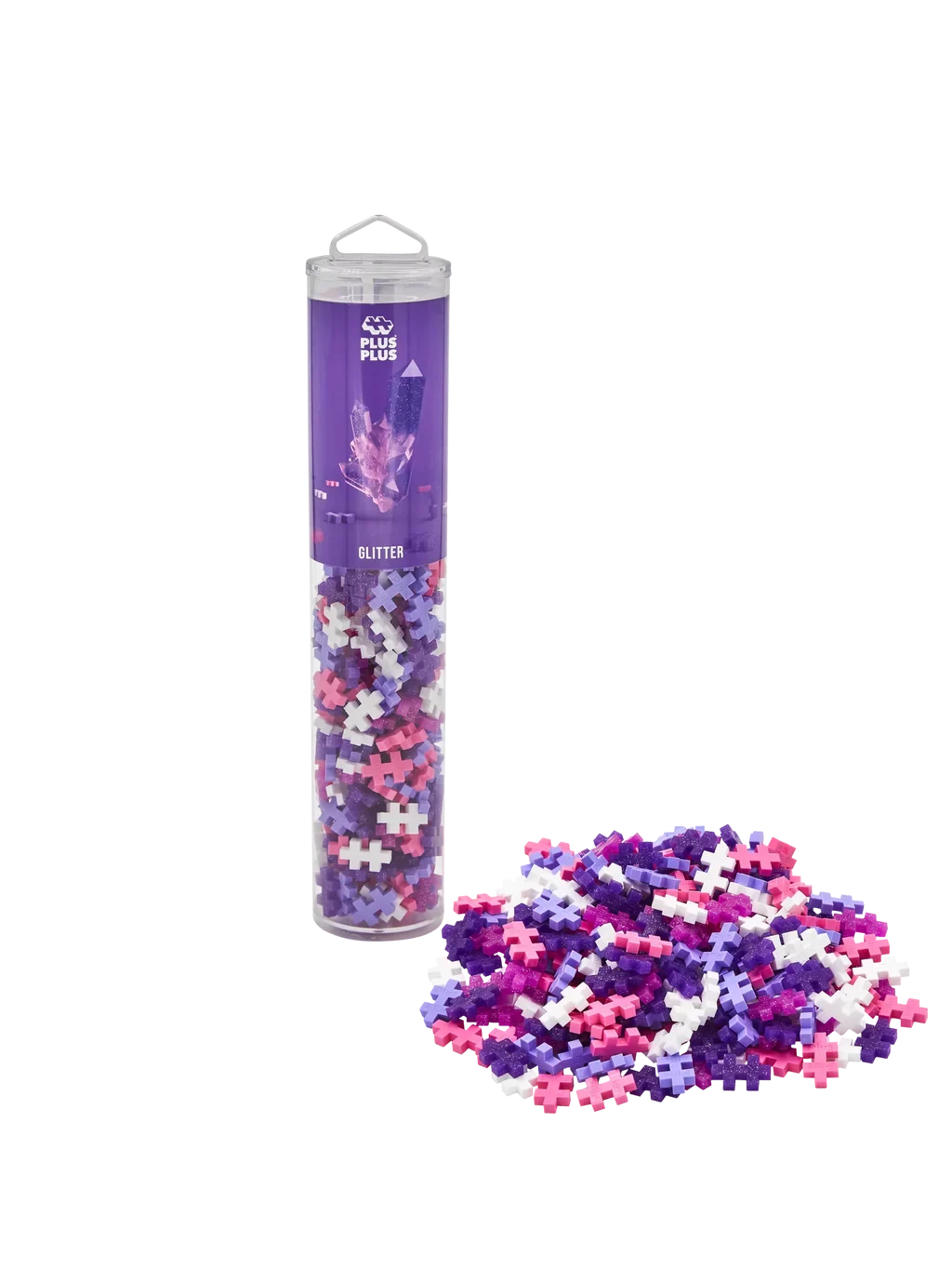 Plus-Plus | Educatief Speelgoed Bouwstenen Glitter Color Mix 240 Stuks