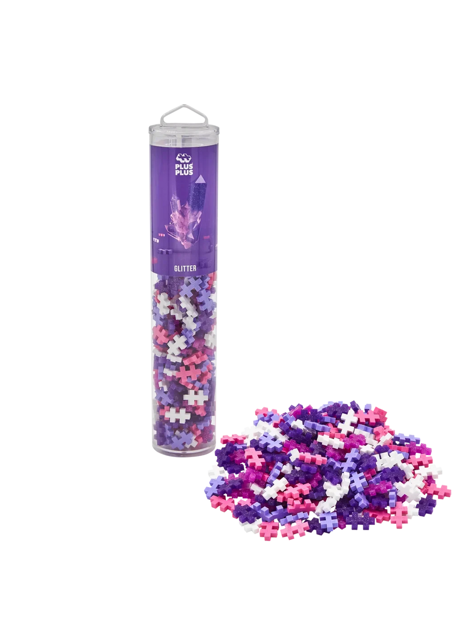 Plus-Plus | Educational Toys Building Bricks Glitter Color Mix 240 Pieces