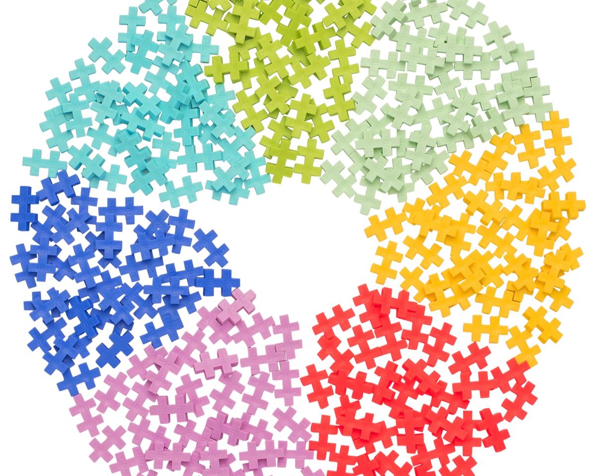 Plus-Plus | Educatief Speelgoed Bouwstenen Tropical Color Mix 240 Stuks