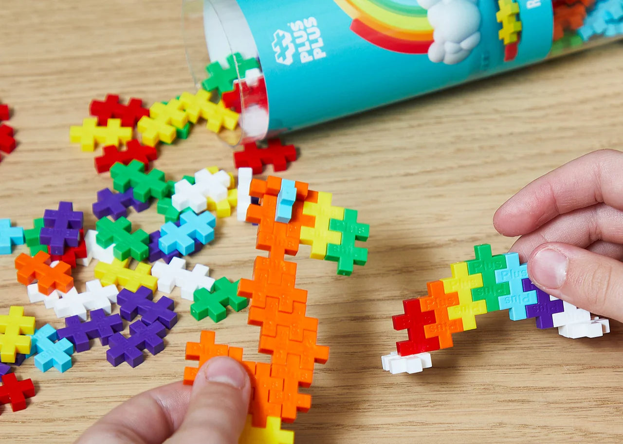 Plus-Plus | Educatief Speelgoed Bouwstenen Rainbow Color Mix 240 Stuks