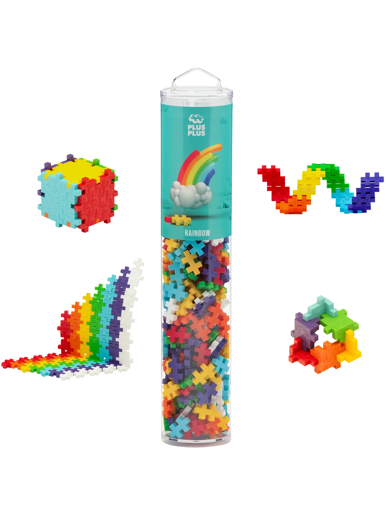 Plus-Plus | Educatief Speelgoed Bouwstenen Rainbow Color Mix 240 Stuks