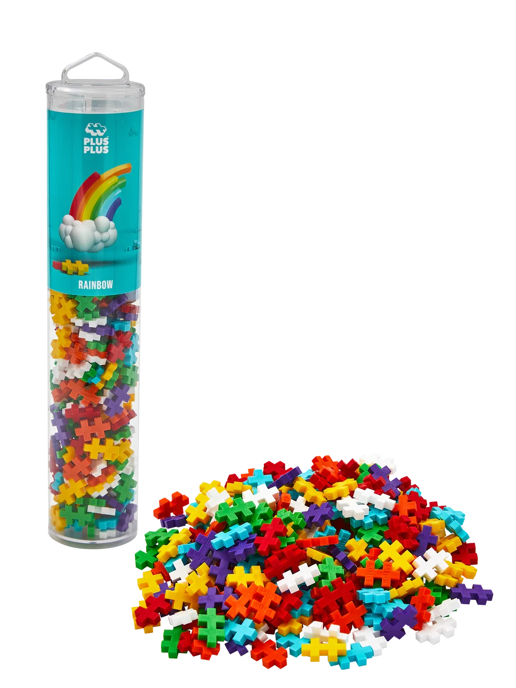 Plus-Plus | Educatief Speelgoed Bouwstenen Rainbow Color Mix 240 Stuks