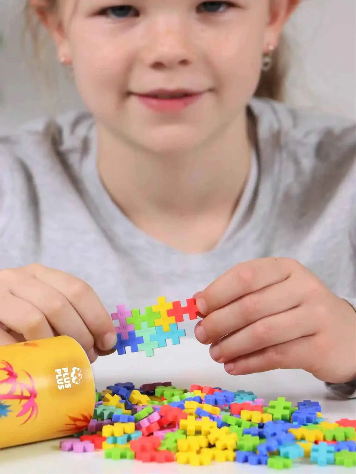 Plus-Plus | Educatief Speelgoed Bouwstenen Tropical Color Mix 240 Stuks